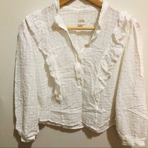 Rebecca Taylor White Blouse